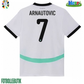 Österrike Marko Arnautovic #7 Bortatröja EM 2024 Kortärmad